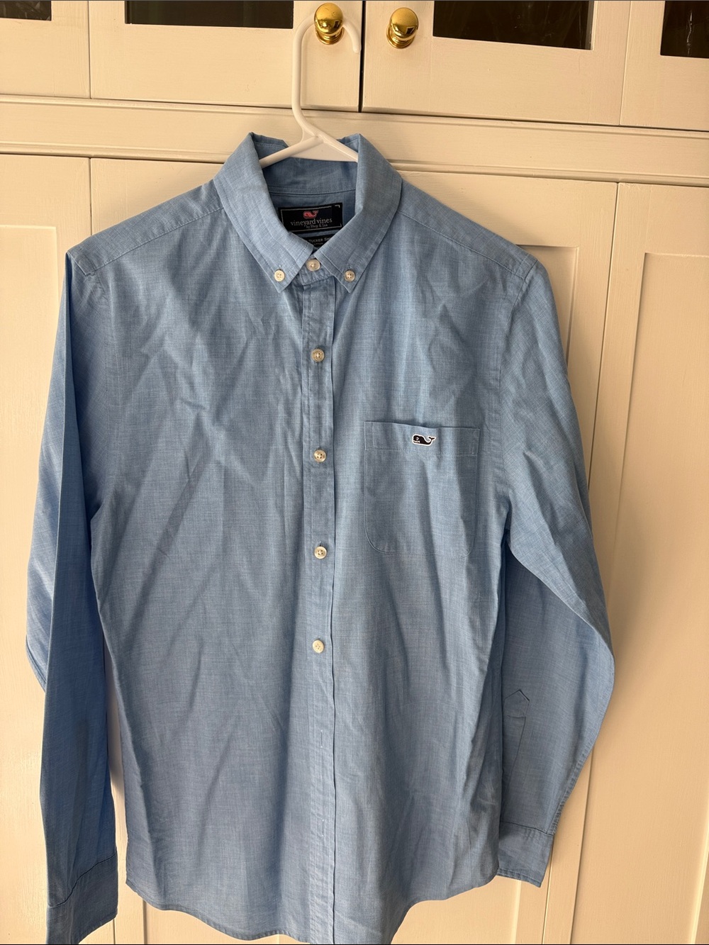 Vineyard Vines Men's Light Blue Button-Down Oxford Shirt X-Small